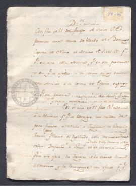 Testimonio de Francisco de Saavedra sobre los servicios prestados a la Corona por el conde de Santo Domingo durante las acciones bélicas paralelas a la Guerra de Independencia de EEUU