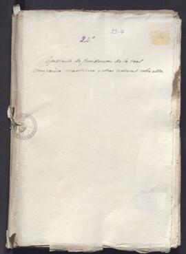 Expediente relativo a la constitución de la Real Compañía Marítima de Pesca, 1789-1792