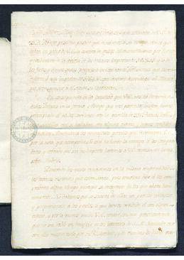 Oficio de la Compañía de Echenique Sánchez a José de Gálvez, en el que se avisa del deterioro sufrido en un cargamento de tabaco con destino a Holanda