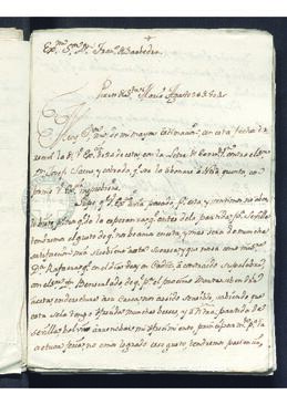 Carta particular de Miguel Ángel de Brea a Francisco de Saavedra