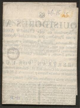 Edicto de la Inquisición sobre libros prohibidos