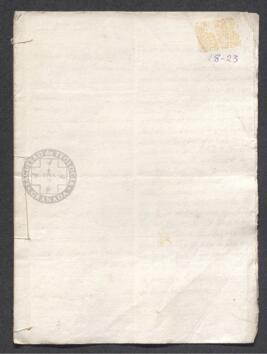 Relación bilingüe (inglés-español) de la correspondencia cruzada entre Bernardo de Gálvez y el Príncipe Guillermo Enrique, sobre los prisioneros tomados por los españoles por haber sublevado a los indios natchez