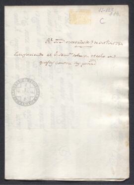 Real Orden de José de Gálvez al intendente de Caracas, Francisco de Saavedra, aconsejándole la mejor manera de continuar su labor