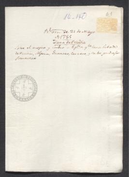 Real Orden de José de Gálvez al intendente de Caracas, Francisco de Saavedra, con instrucciones detalladas para el envío a España de lana labrada de alpaca, vicuña, guanaco, carnero o ceibe
