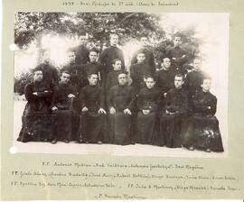 Filósofos de 2º año(clase de química) 1899-1900.