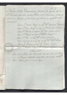 Estado de las embarcaciones fletadas de cuenta de la Real Hacienda que salen del puerto de Veracruz