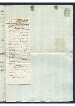Carta particular de Francisco de Saavedra a un destinatario desconocido, en la se hace una serie de reflexiones personales sobre su propia personalidad