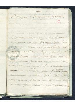 Carta de Francisco de Saavedra a un destinatario desconocido, sobre las operaciones contra Gibraltar
