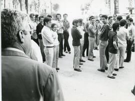 Visita de los alumnos a las obras el Día del Rector.