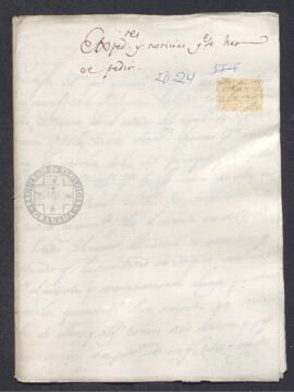 Carta particular de Felipe Canga Argüelles a Francisco de Saavedra sobre asuntos relativos a la Caja de Amortización