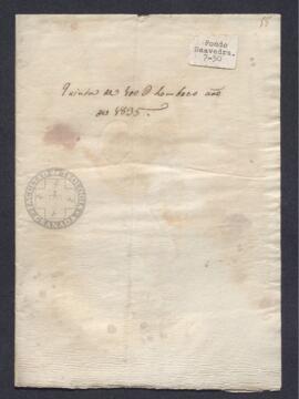 Documentos relativos a la recluta extraordinaria de los años 1835-1836