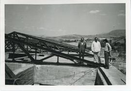 Tejado del edificio de la biblioteca en 1973