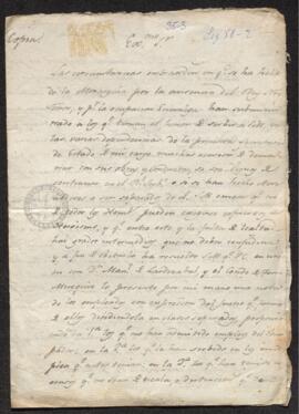 Circular de Real Orden, dirigida a los jefes de la administración, para que éstos clasifiquen a sus empleados en cuatro categorías respecto a su lealtad a Fernando VII