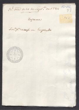 Real Orden de José de Gálvez al intendente de Caracas, Francisco de Saavedra, concediendo una licencia de matrimonio al fiscal de Real Hacienda de la provincia de Caracas
