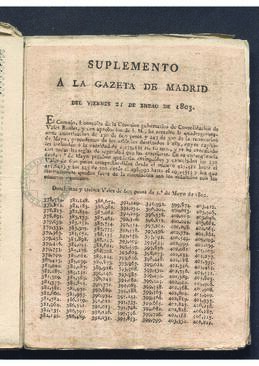 Suplemento a la Gaceta de Madrid