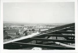 Tejado del edificio de la biblioteca en 1973