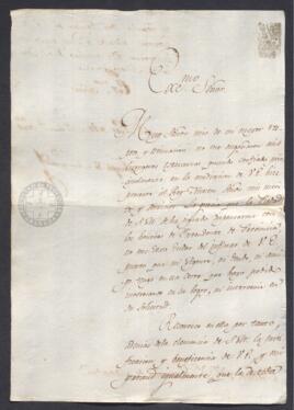 Carta de José Limonta a Francisco de Saavedra, agradeciéndole las gestiones que determinaron su nombramiento como intendente