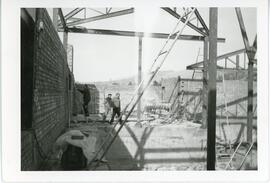 Obras de la residencia de profesores.