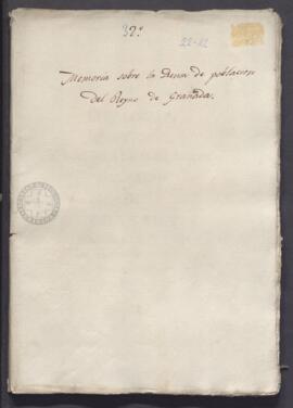 Memoria sobre la renta de población del Reino de Granada por Juan Sempere y Guiranos