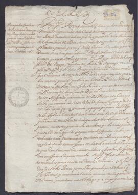 Real Cédula para que las justicias de las Indias reconozcan un breve papal en que se disponen las reglas para la administración de los hospitales por los hermanos del beato Juan de Dios