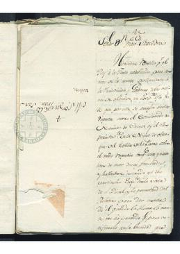 Citación de Manuel Romero a Francisco de Saavedra para que acuda a la reunión del Consejo de Indias que debe tratar de las disputas entre el comisionado de Marina de Cuenca y el superintendente de la mina de azogue del Collado de la Plata