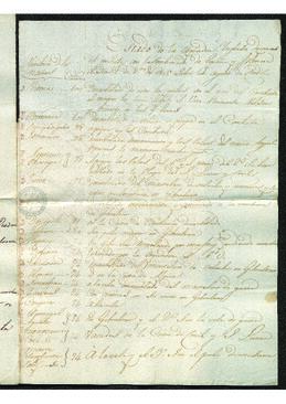 Estado de los navíos ingleses después del combate con la escuadra franco-española acaecido el 21 de diciembre de 1805