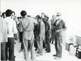 Visita de los alumnos a las obras el Día del Rector.