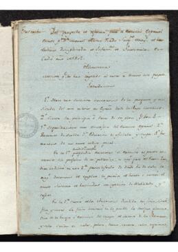 Extracto del proyecto de reforma para el Ejército por Manuel Alonso Riado