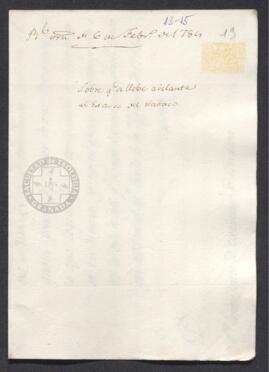 Real Orden de José de Gálvez al intendente de Caracas, Francisco Saavedra, para la materialización del proyecto del estanco del tabaco