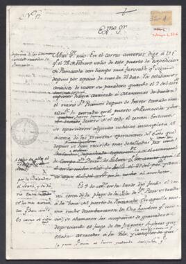 Oficio de Francisco de Saavedra a José de Gálvez, sobre la expedición contra Pensacola