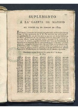 Suplemento a la Gaceta de Madrid