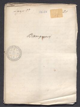 Correspondencia entre José Banqueri y Francisco de Saavedra, sobre asuntos personales
