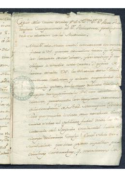 Cartas cruzadas entre Pedro Rodríguez Campomanes y Guillermo Robertson, sobre la admisión de este último en la Real Academia de la Historia