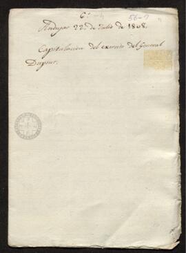 Capitulación del Ejército del general Dupont. Andújar.