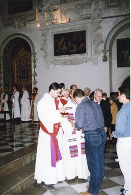 Misa de inauguración del curso 1998-1999 en el Monasterio de Cartuja.