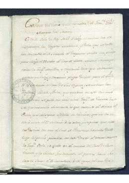 Extracto del diario de la escuadra del teniente general marqués del Socorro