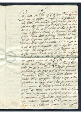 Oficio de José de Gálvez a Cipriano Miguel de Andújar, detallando los descuentos en los sueldos de los empleados de los empleados de resguardo marítimo por asignación de sus familiares en España