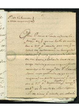 Representación de Antonio de Eyaralar ante Francisco de Saavedra, solicitando un aumento de sueldo para los empleados de Real Hacienda de La Guaira