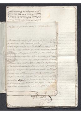 Carta de María de la Concepción a Francisco de Saavedra