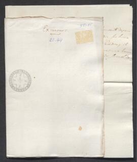 Carta particular del conde de la Rohde, embajador de Prusia, a Francisco de Saavedra solicitándole un encuentro