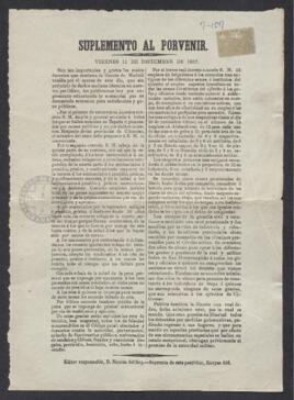 Suplemento  Al Porvenir