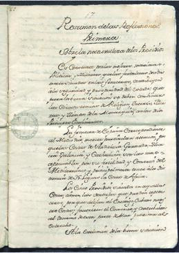 Sentencia dada contra el teniente coronel José Naranjo, gobernador de Melilla, por haber calumniado el honor y conducta del ingeniero Ramón Villalonga durante la defensa de la ciudad en 1786
