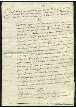 Suplemento de la instrucción de 1785 para el gobierno de la Dirección General de la renta del tabaco en Venezuela