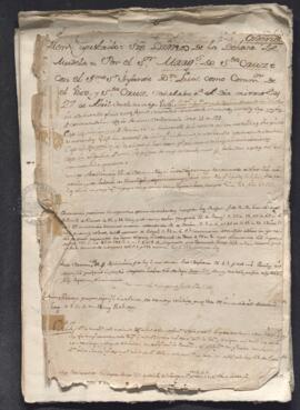 Pleito del marqués de Santa Cruz, con el infante D. Luis. Sobre los diezmos de la Dehesa de Mudela.