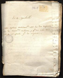Tres cartas de Ignacio Canivel a Francisco de saavedra, suplicándole que interceda a favor de su causa