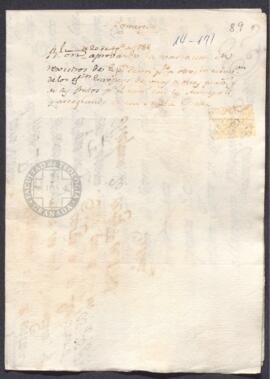Real Orden de José de Gálvez al intendente de Caracas, Francisco de Saavedra, aprobando su determinación para que el comercio entre la provincia de Venezuela , Maracaibo y Cumaná no sufra gravamen alguno