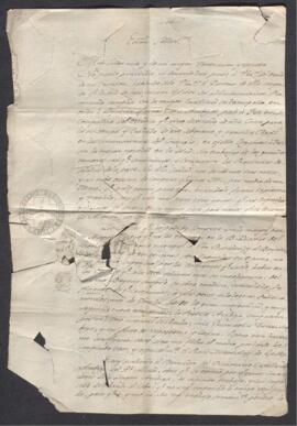Carta de Patricio de la Torre a Francisco de Saavedra, dando cuenta de su comisión a Marruecos para la adquisición de manuscritos arábigos