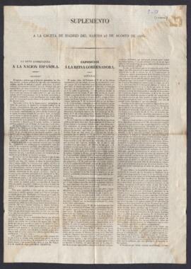 Suplemento a la Gaceta de Madrid