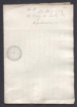 Real Orden de José de Gálvez al virrey de Santa Fe, desestimando los nombramientos y decisiones tomadas por este último en asuntos referentes a la renta del tabaco
